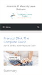 Mobile Screenshot of maternityleavecoach.com